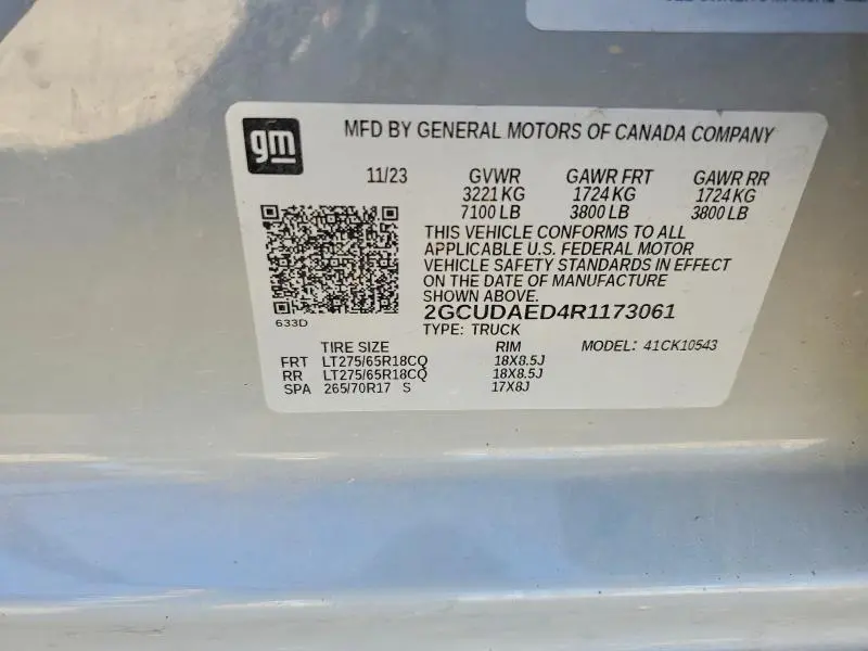 2024 CHEVROLET SILVERADO K1500  