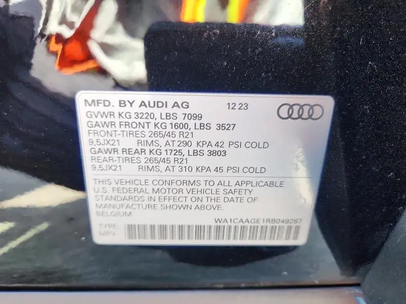 2024 AUDI Q8 E-TRON SPORTBACK PREMIUM PLUS  