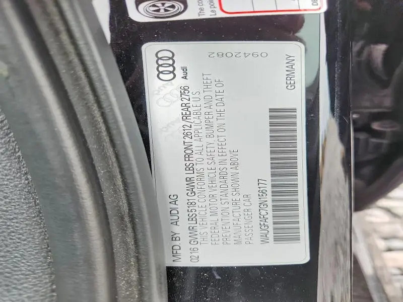 2016 AUDI A6 PREMIUM PLUS  