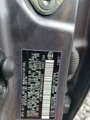 2017 TOYOTA CAMRY LE  