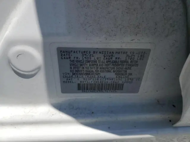 2021 NISSAN VERSA SV  