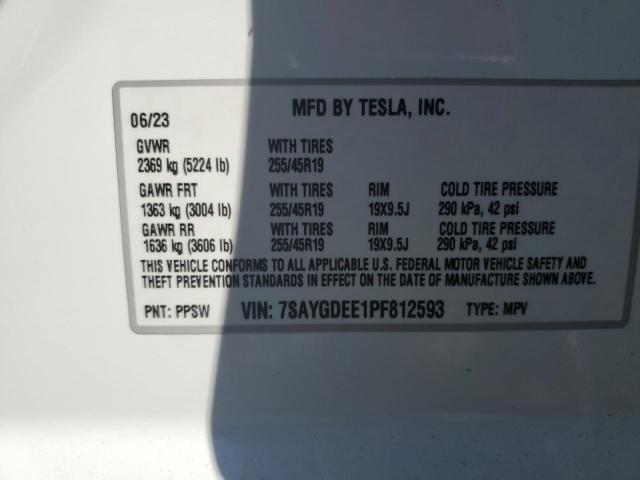 2023 TESLA MODEL Y 