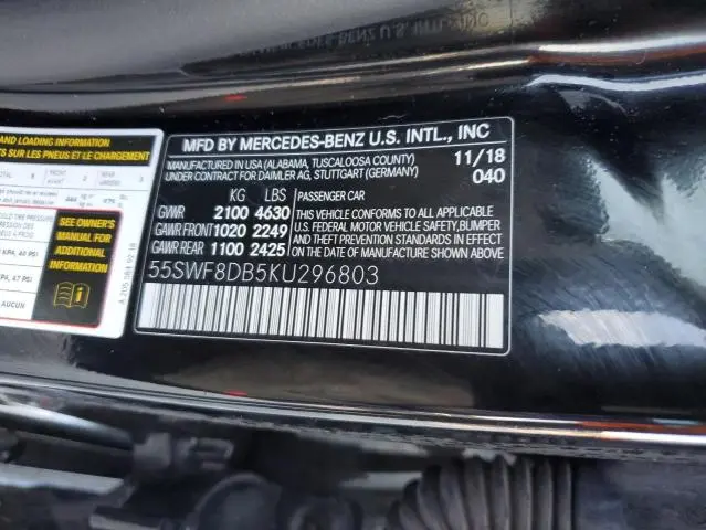 2019 MERCEDES-BENZ C 300  