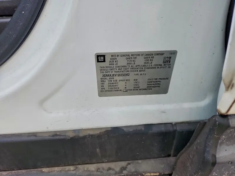 2018 CHEVROLET EQUINOX LT  