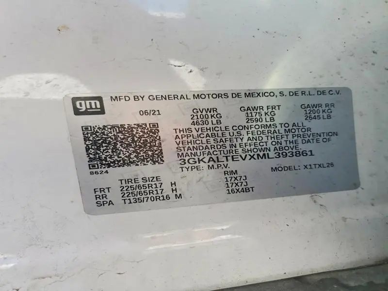2021 GMC TERRAIN SLE  