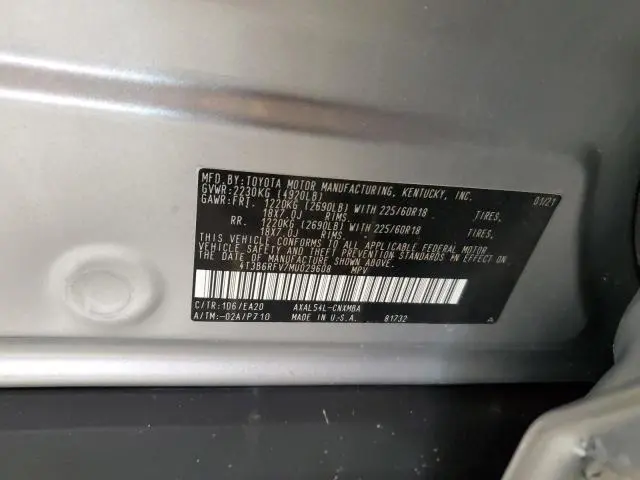 2021 TOYOTA RAV4 XLE PREMIUM  