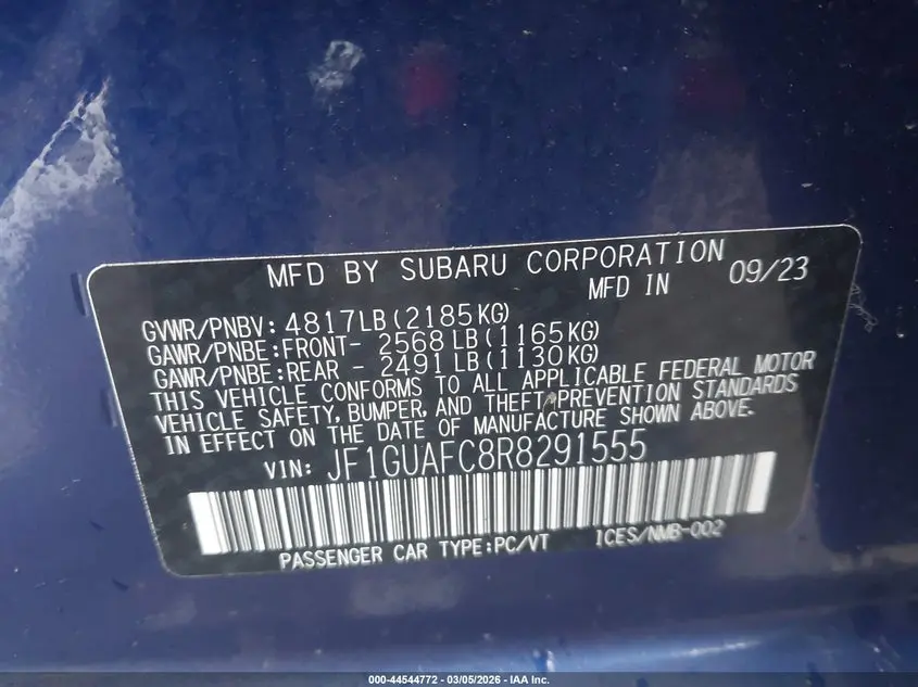 2024 SUBARU IMPREZA SPORT 5-DOOR