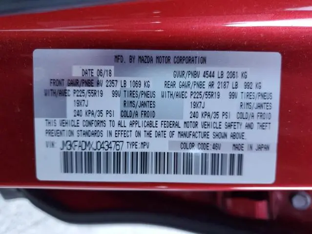 2018 MAZDA CX-5 GRAND TOURING