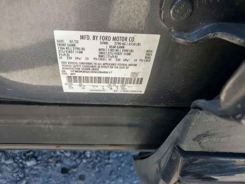 2022 FORD EXPLORER ST  