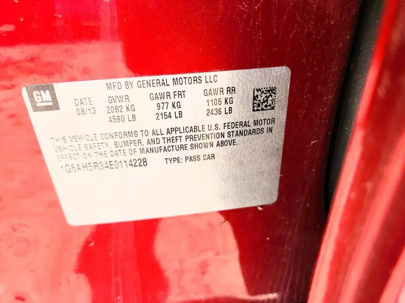 2014 CADILLAC ATS LUXURY  