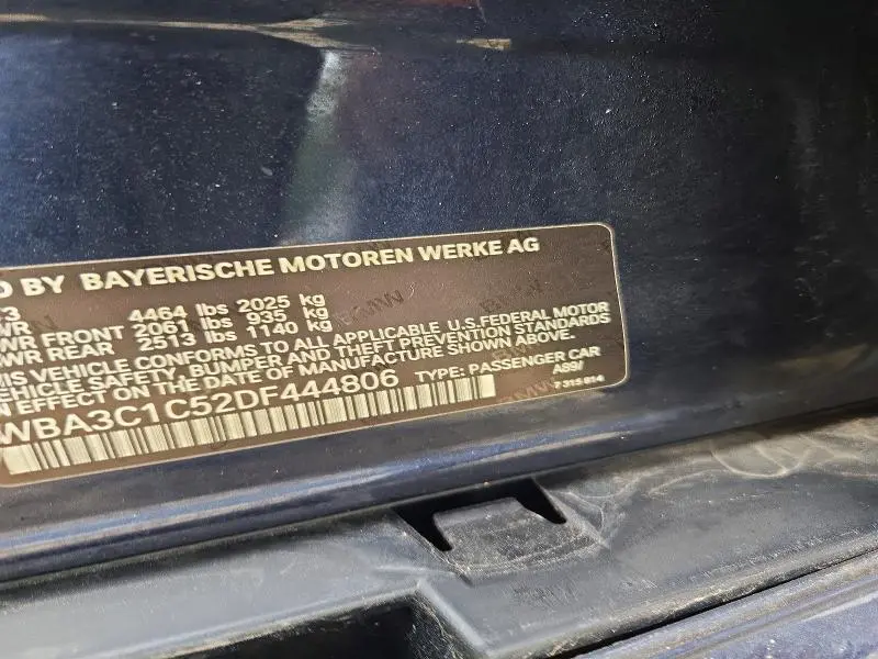 2013 BMW 328 I SULEV  