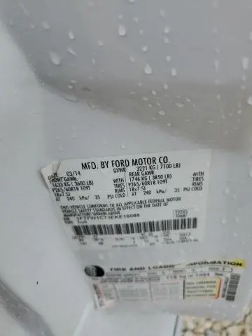 2014 FORD F150 SUPERCREW  