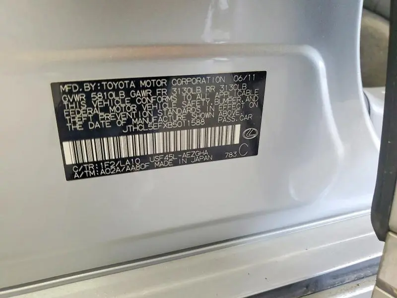 2011 LEXUS LS 460  
