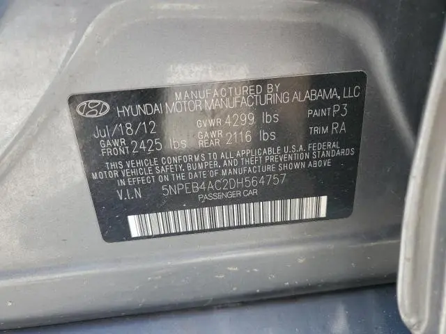 2013 HYUNDAI SONATA GLS  