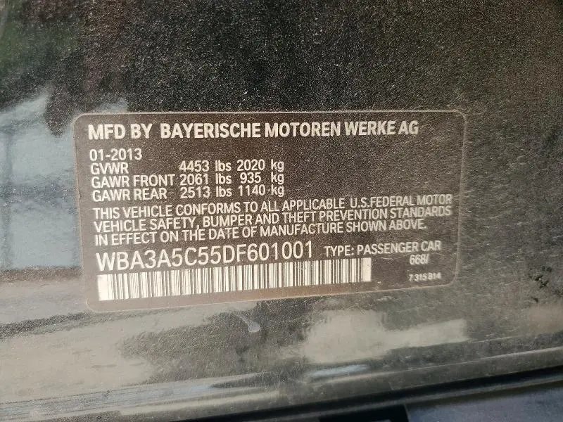 2013 BMW 328 I  