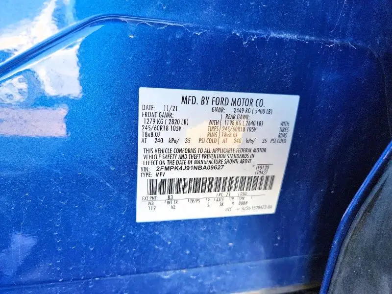 2022 FORD EDGE SEL  