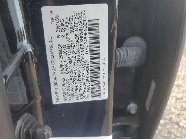2019 ACURA TLX TECHNOLOGY  