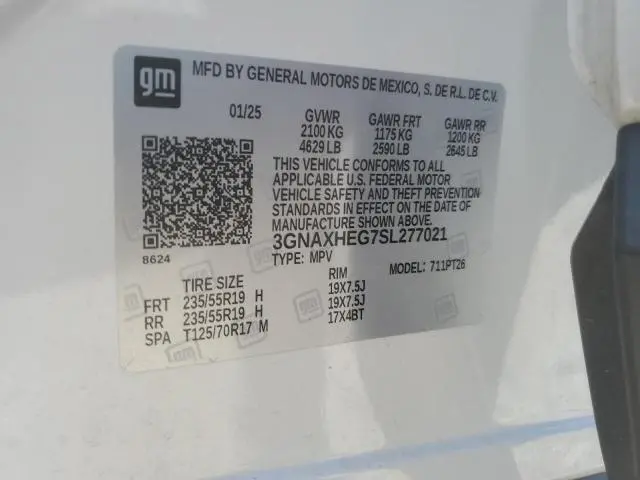 2025 CHEVROLET EQUINOX LT  