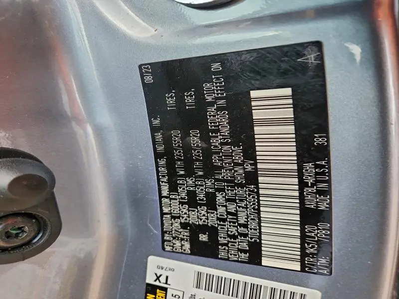 2023 TOYOTA HIGHLANDER HYBRID LIMITED  