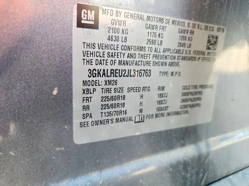 2018 GMC TERRAIN SLT  