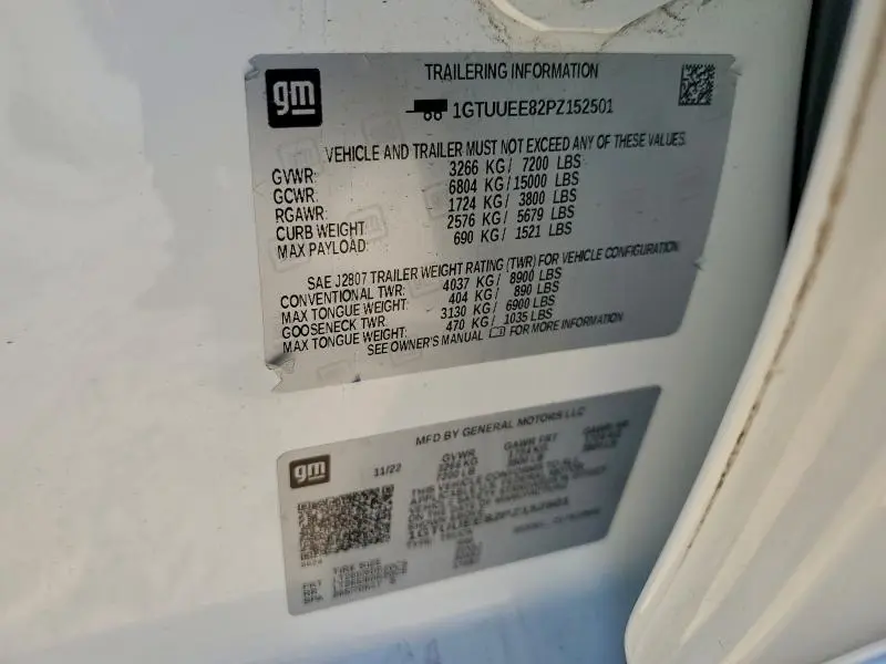 2023 GMC SIERRA K1500 AT4  