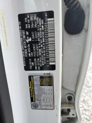 2014 HYUNDAI SANTA FE SPORT   