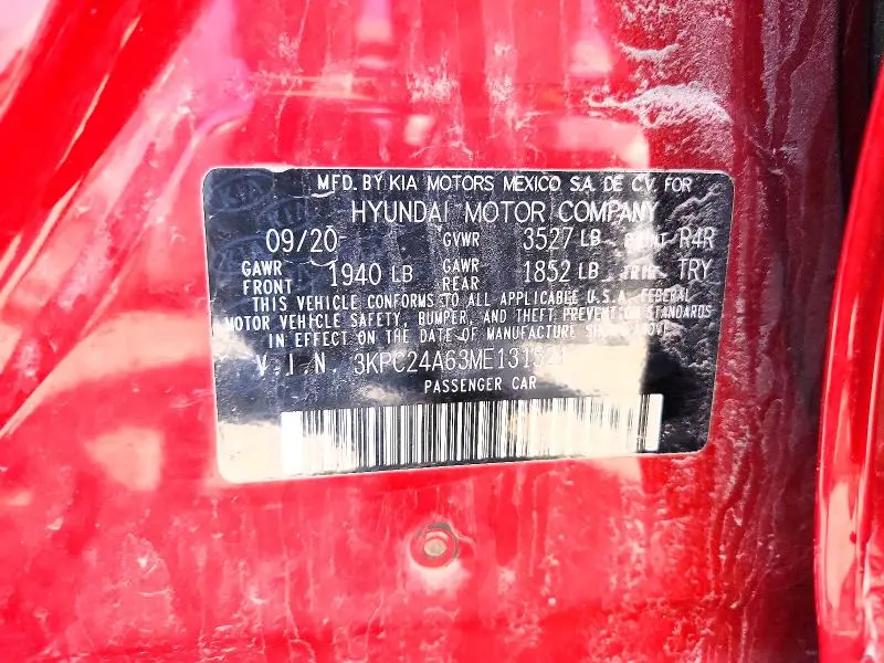 2021 HYUNDAI ACCENT SE  
