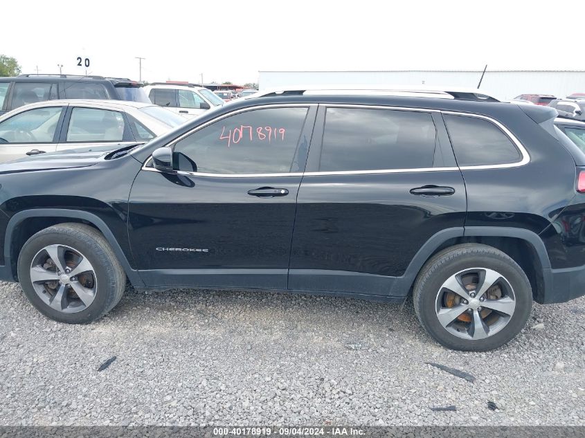 2019 JEEP CHEROKEE LIMITED 4X4