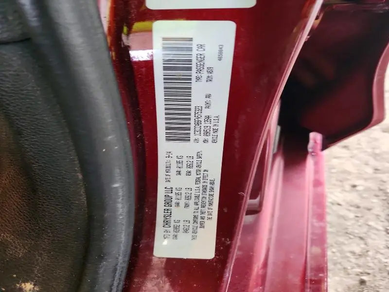 2015 CHRYSLER 200 LIMITED  