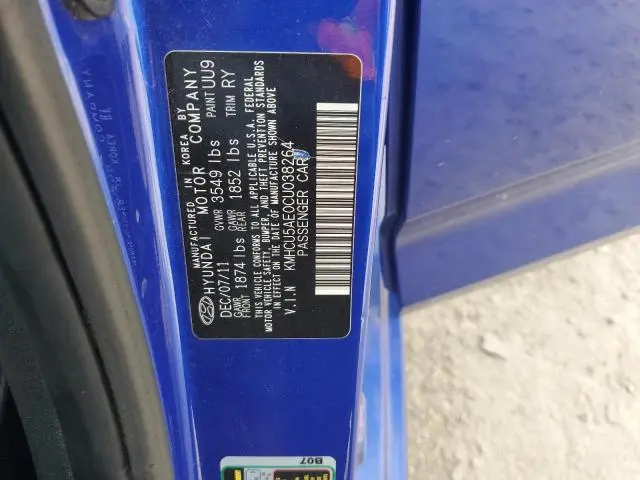 2012 HYUNDAI ACCENT GLS
