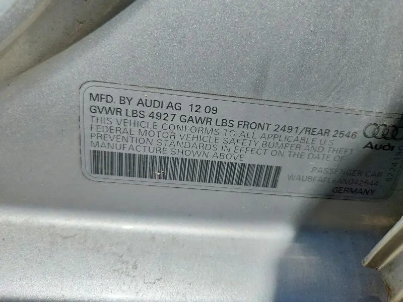 2010 AUDI A4 PREMIUM  