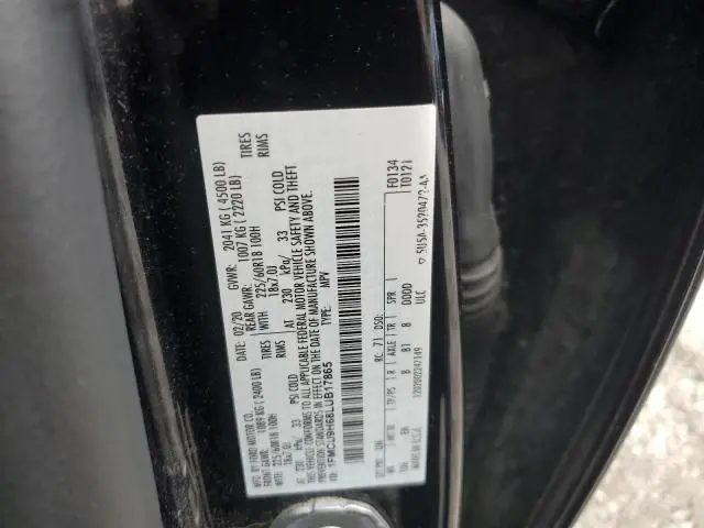 2020 FORD ESCAPE SEL  