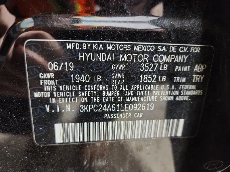 2020 HYUNDAI ACCENT SEL  