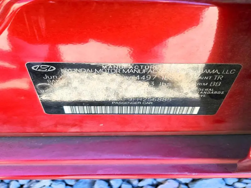 2015 HYUNDAI SONATA SE  