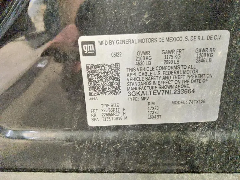 2022 GMC TERRAIN SLE  