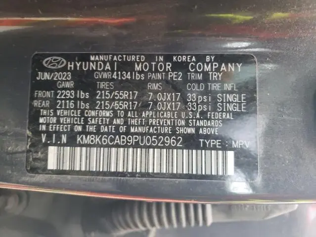 2023 HYUNDAI KONA SEL