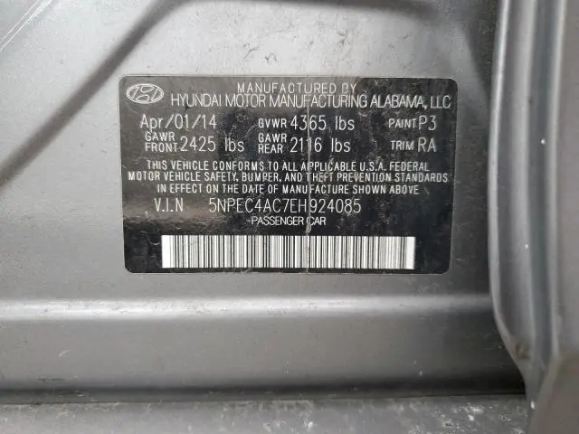 2014 HYUNDAI SONATA SE  