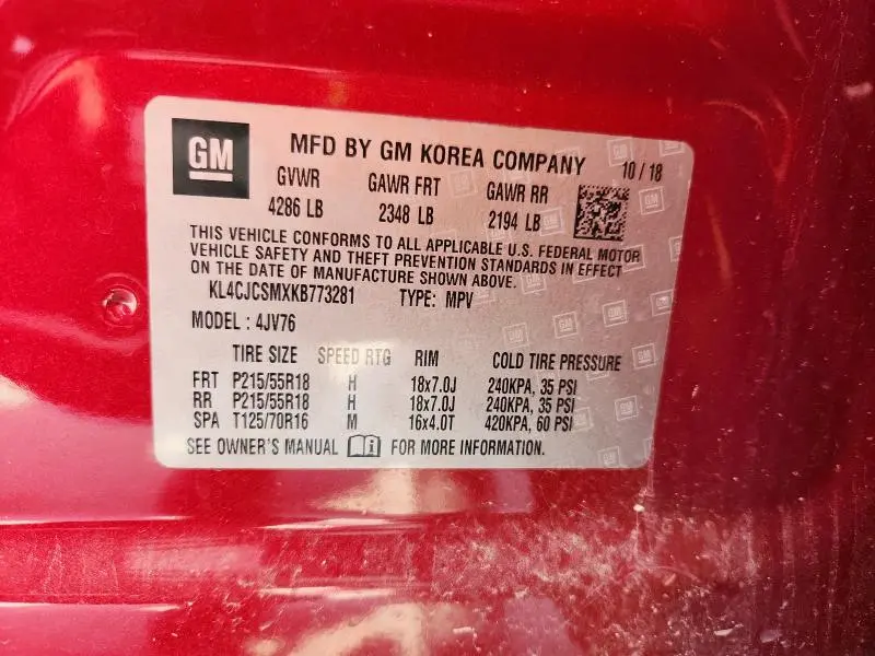 2019 BUICK ENCORE ESSENCE  