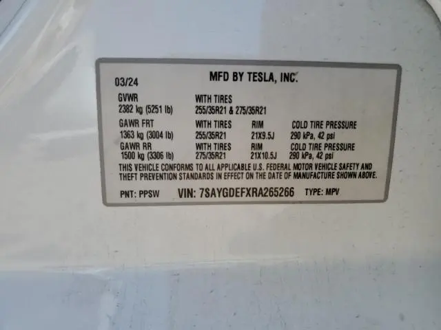 2024 TESLA MODEL Y 