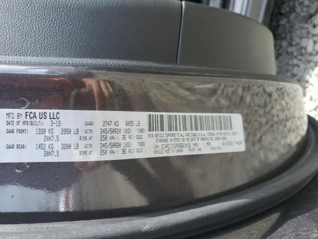 2019 CHRYSLER PACIFICA TOURING PLUS  