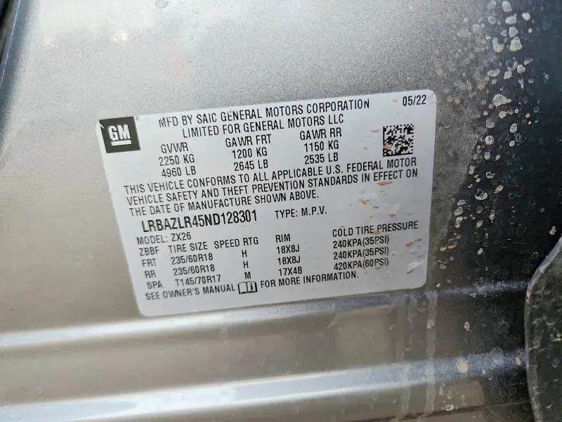 2022 BUICK ENVISION PREFERRED  