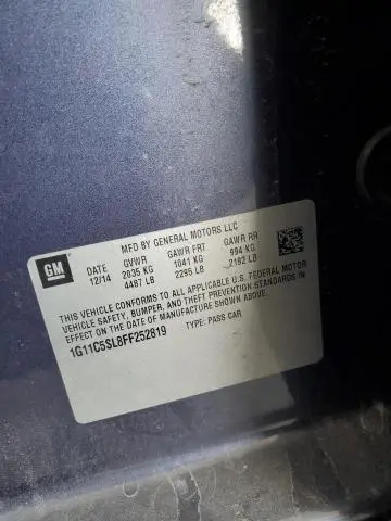 2015 CHEVROLET MALIBU 1LT  