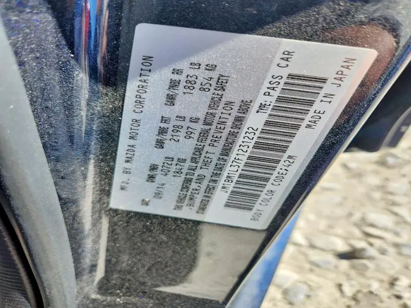 2015 MAZDA 3 TOURING  