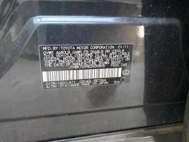 2011 LEXUS ES 350  
