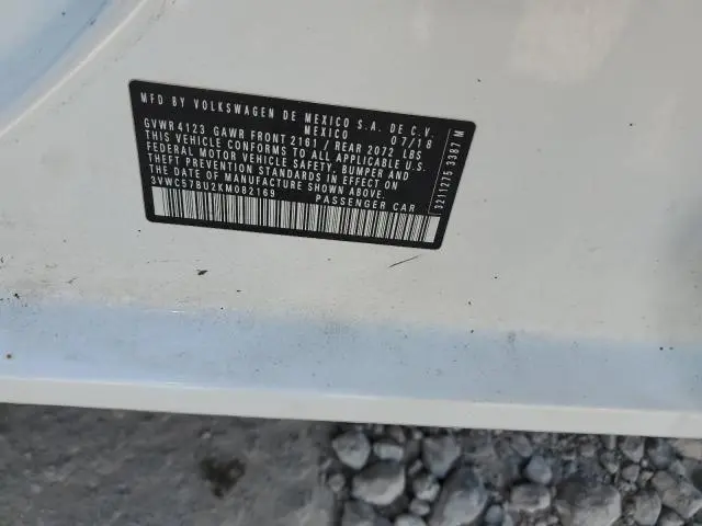 2019 VOLKSWAGEN JETTA S  