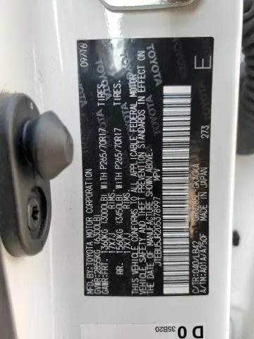 2016 TOYOTA 4RUNNER SR5/SR5 PREMIUM  