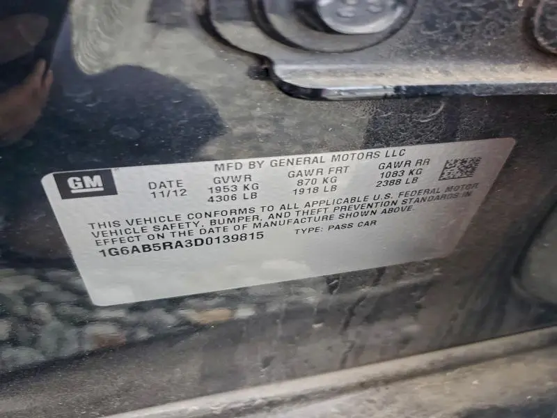 2013 CADILLAC ATS LUXURY  