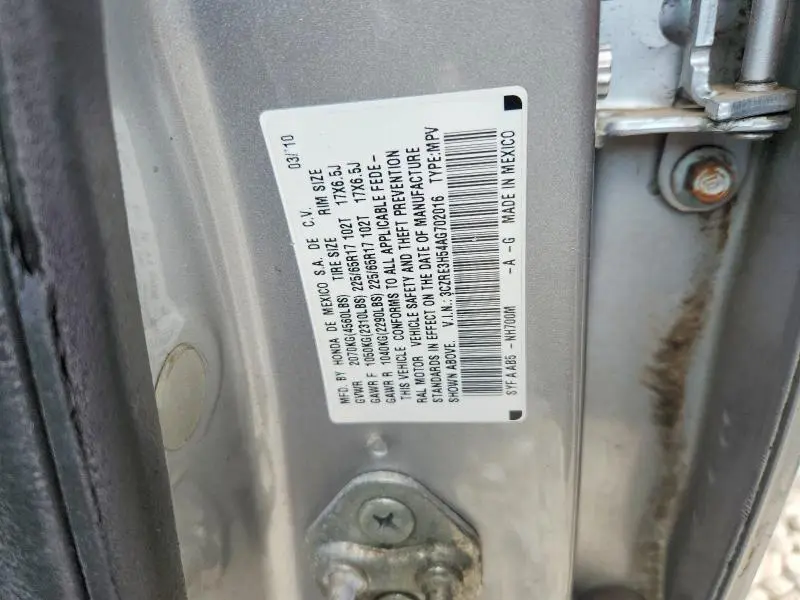 2010 HONDA CR-V EX  