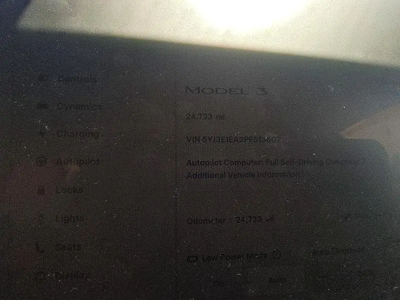 2023 TESLA MODEL 3   