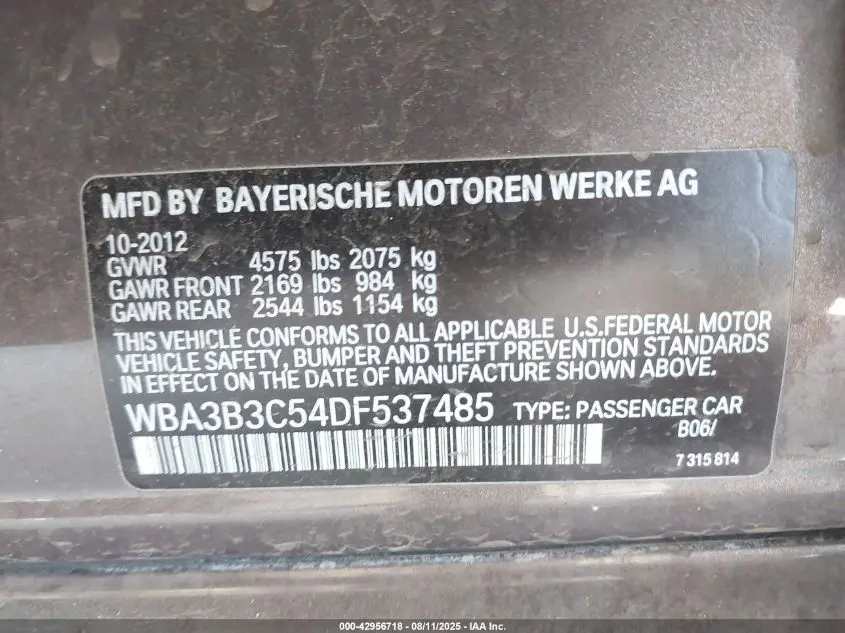 2013 BMW 328I XDRIVE